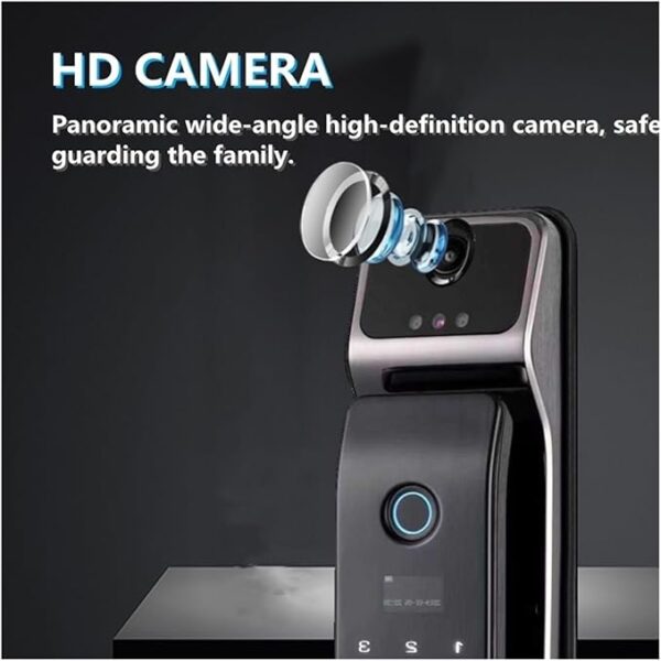 F1 Pro Smart 3D Face Unlocking & RF Remote Digital Door Lock (Smart Life App)