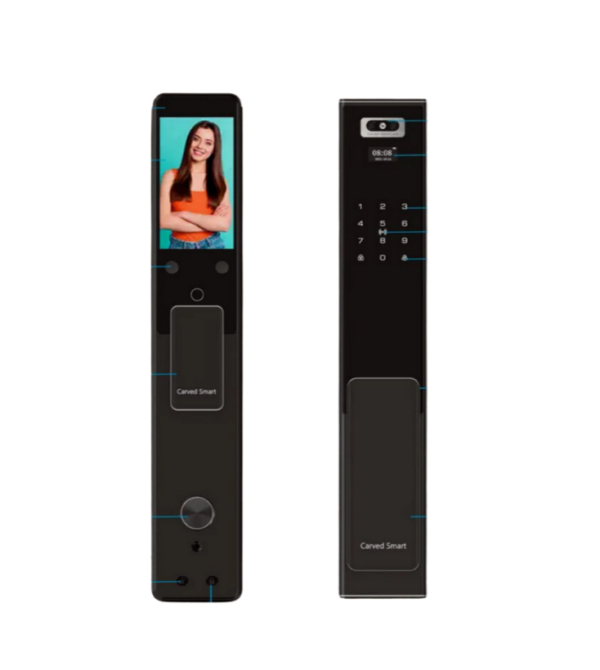 F2 MAX  Smart 3D Face Unlocking & Video Calling Digital Door Lock (Xhome App)